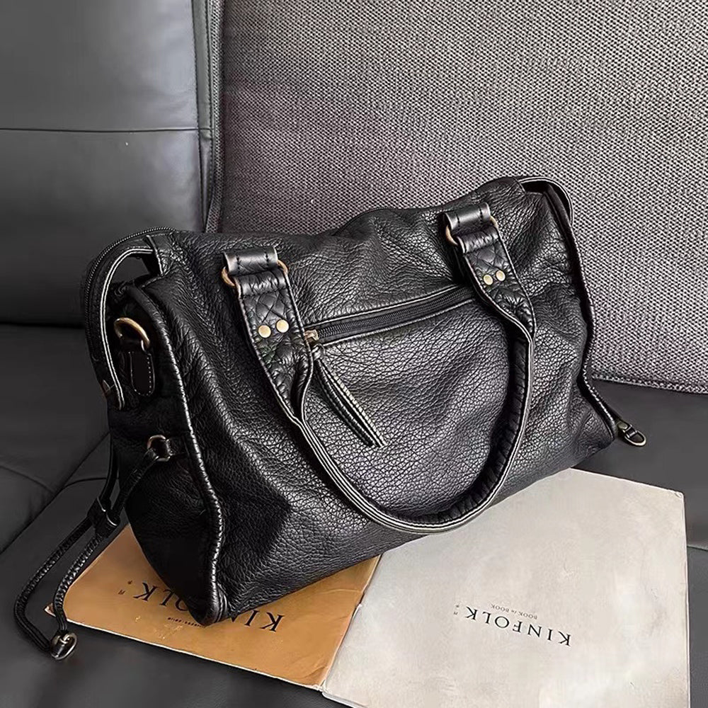Vintage Style PU Leather Handbag
