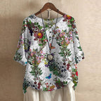 Women's Blouse | Vintage Floral Print