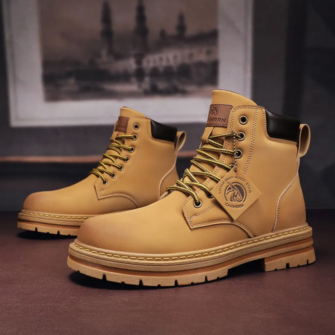Men's High Shaft Lace-Up Boots