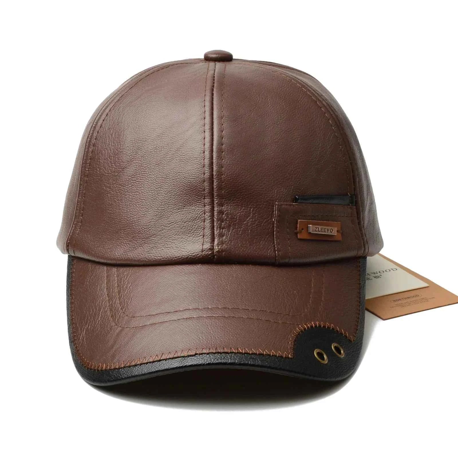 Genuine Leather Cap