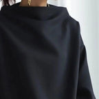 High neck fine knit top