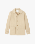 Smart Casual Woolen Jacket with Classic Lapel Collar