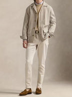 Smart Casual Woolen Jacket with Classic Lapel Collar