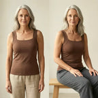 Women’s tank top featuring a built-in bra, designed with breathable fabric for ultimate comfort and support during workouts or casual wear. 6