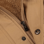 Men's Hooded Winter Jacket with Thick Plush Lining