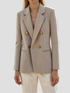 Vintage Gray Plaid Blazer