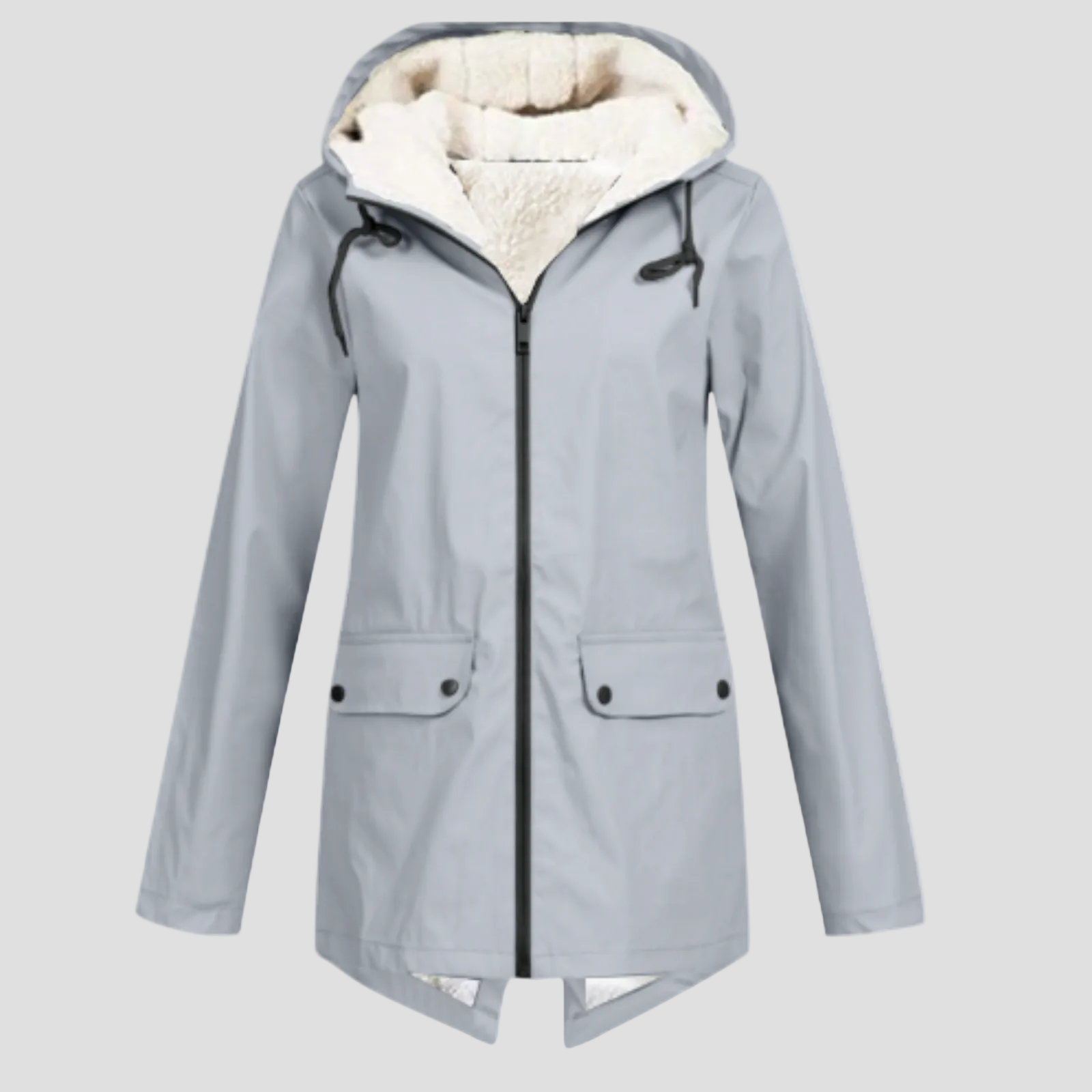 Waterproof Women's Trench Coat with Hood