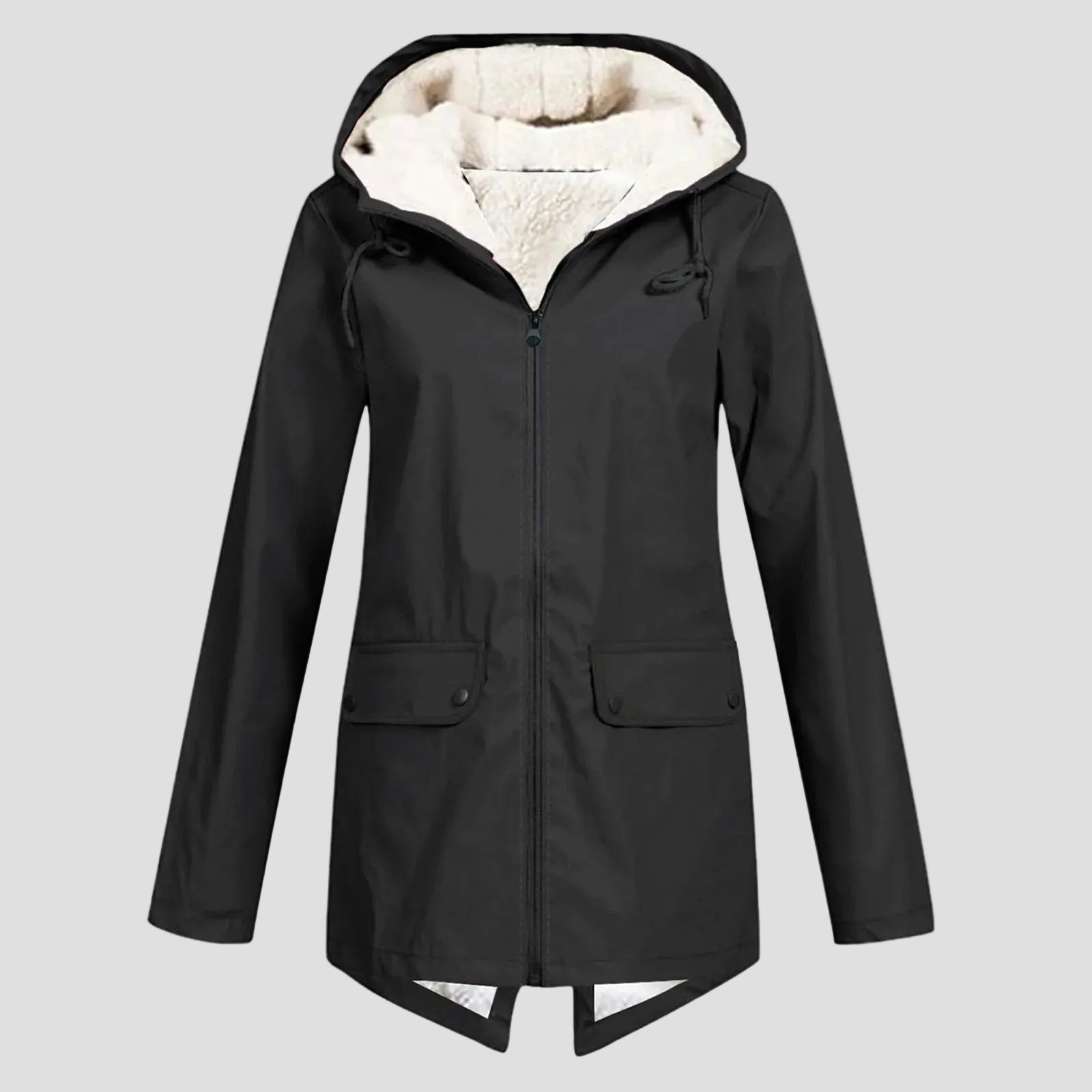 Waterproof Women's Trench Coat with Hood