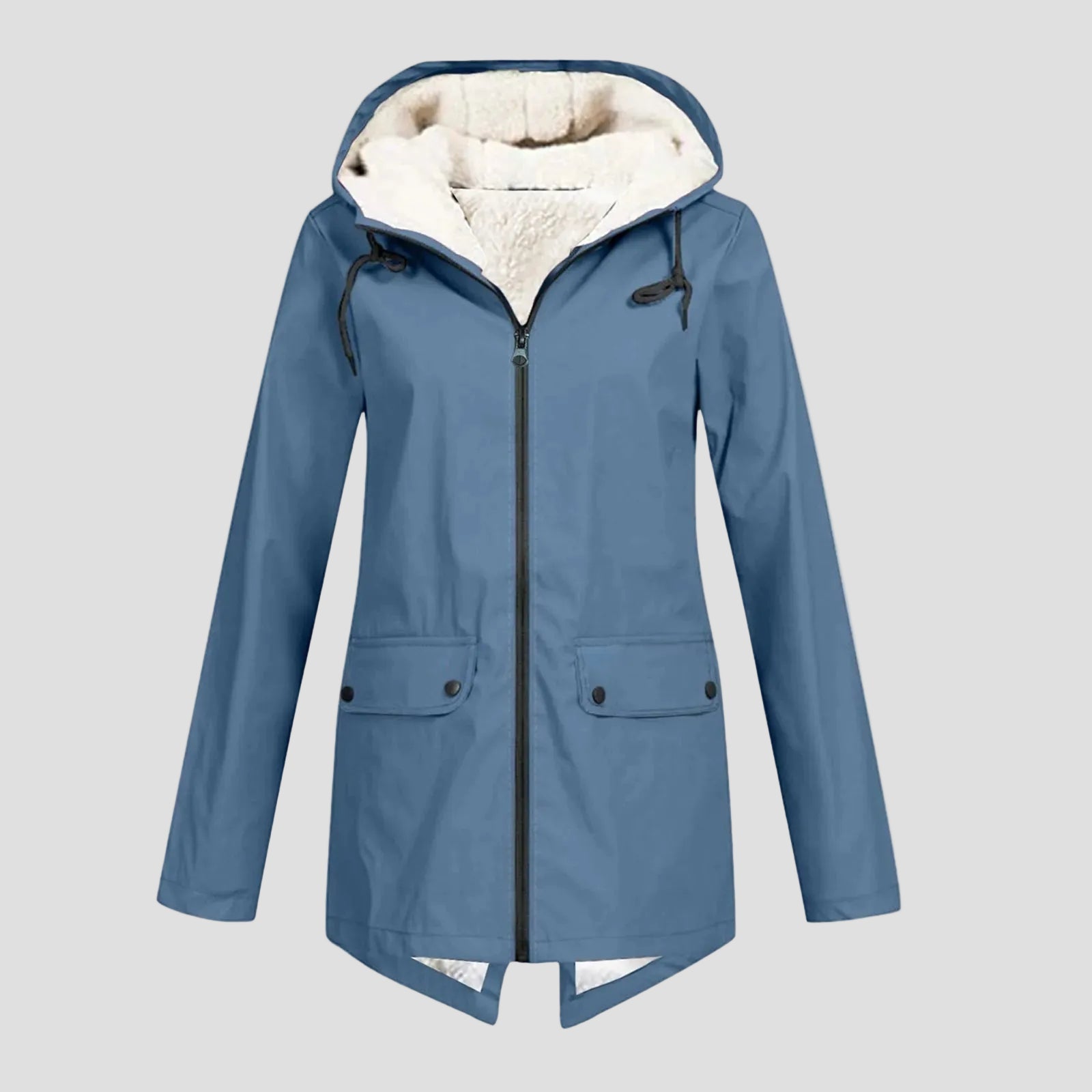 Waterproof Women's Trench Coat with Hood