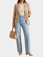Wide Leg Cropped Jeans