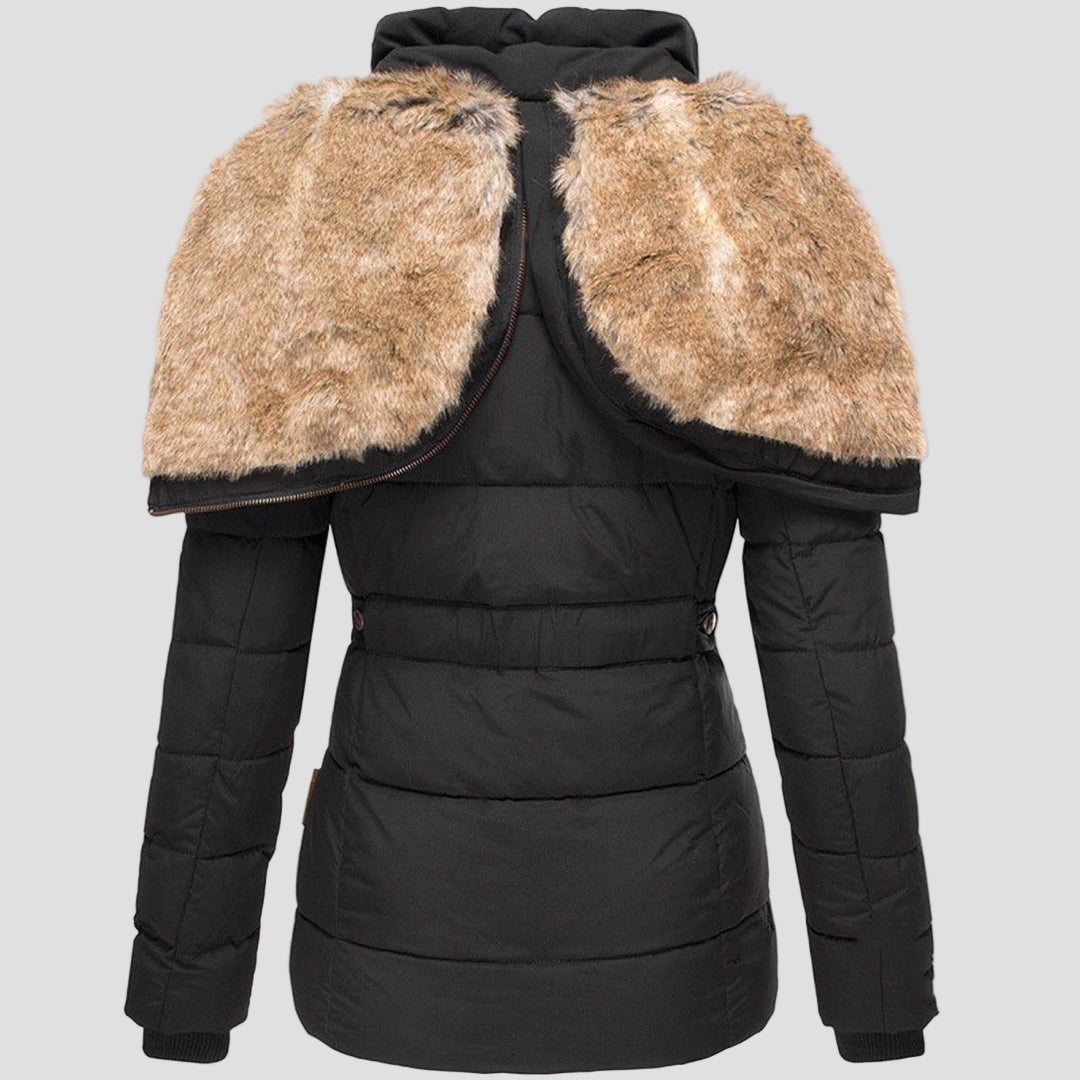 Women's Hooded Warm Lined Winter Jacket