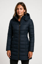 Women's Mid-Length Quilted Puffer Coat