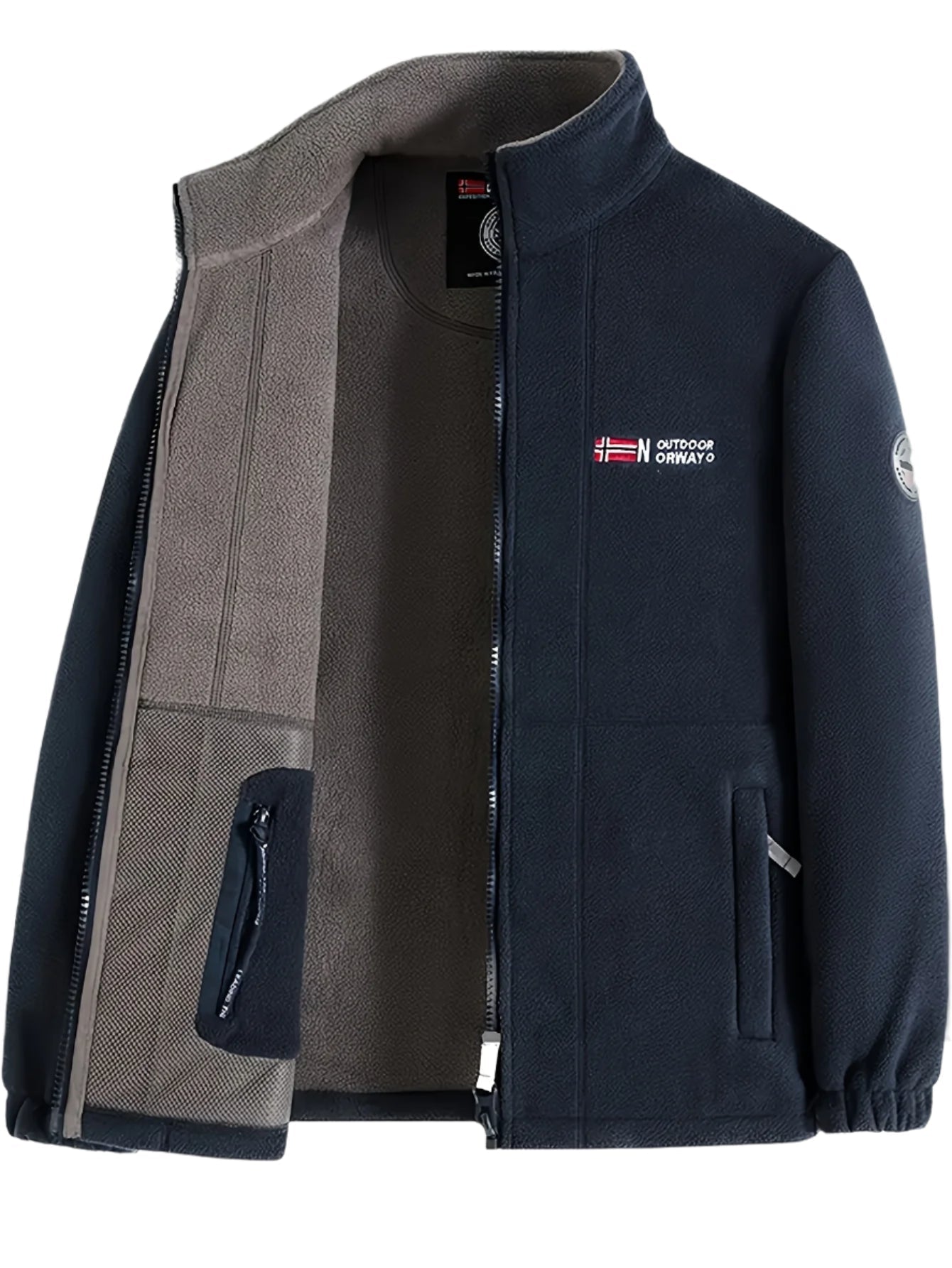 Men's Full-Zip Warm Fleece Jacket