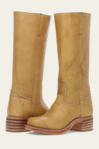 Leather Knee-High Boots