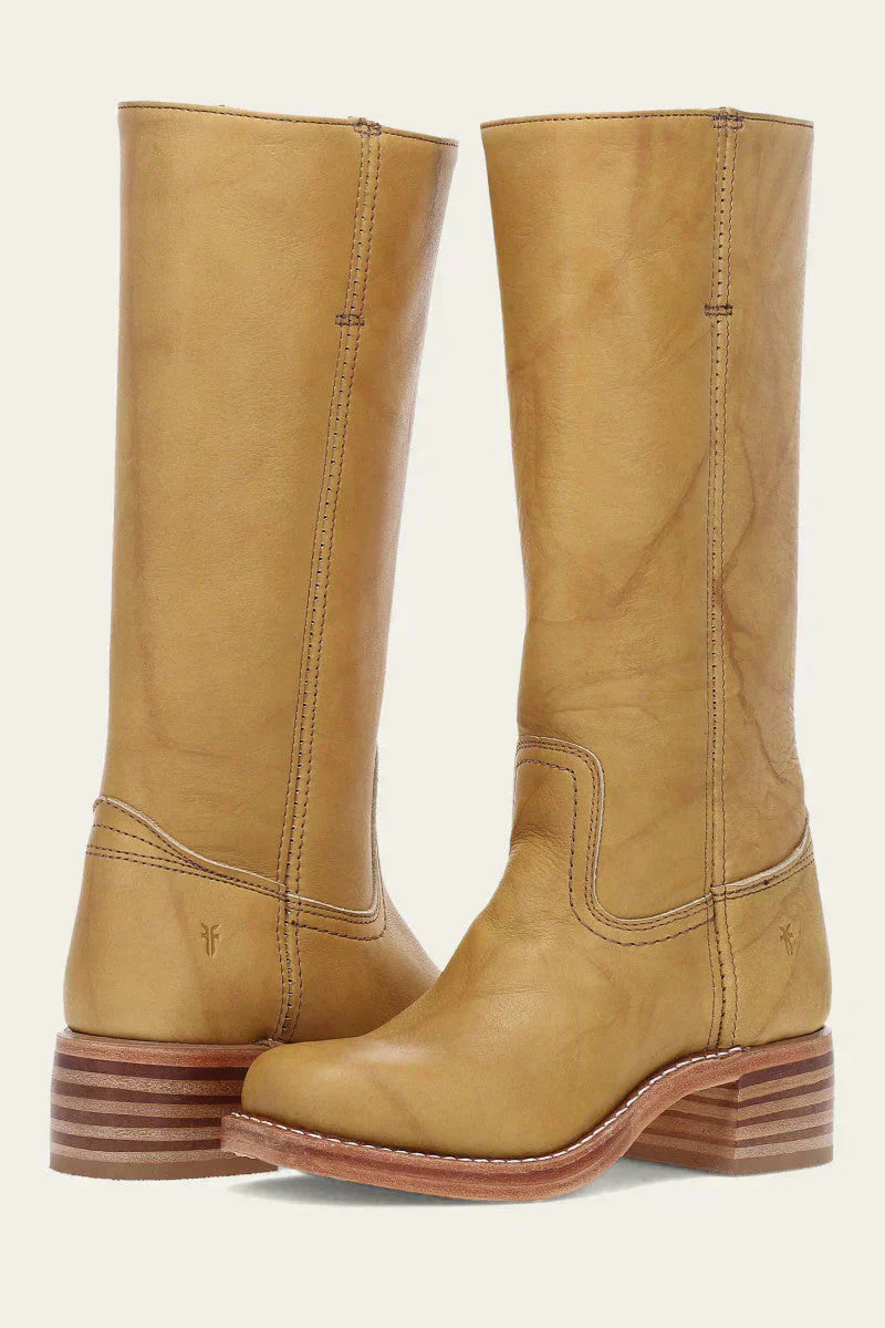 Leather Knee-High Boots