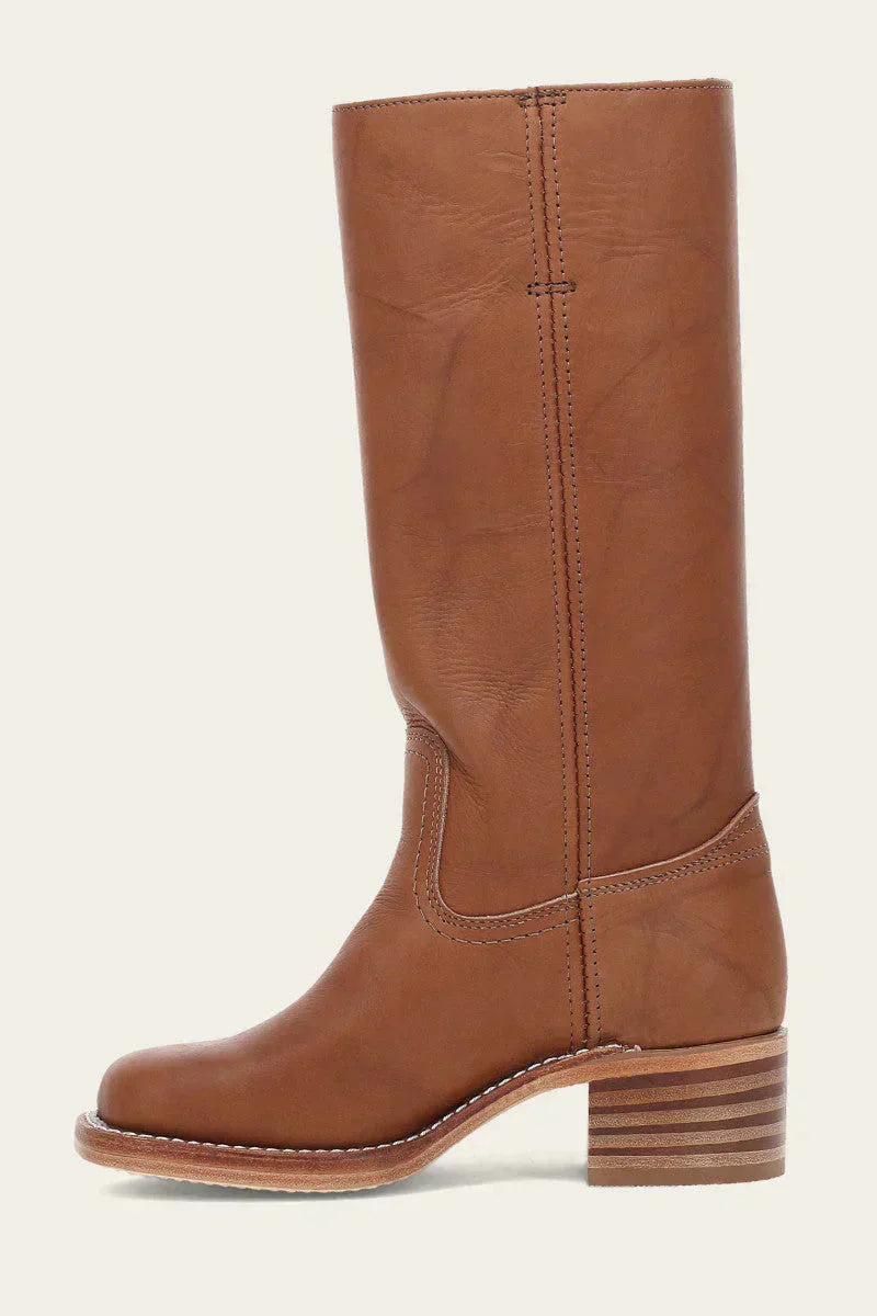 Leather Knee-High Boots