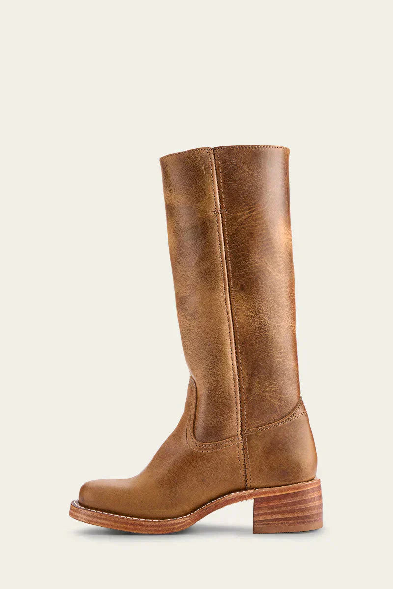 Leather Knee-High Boots