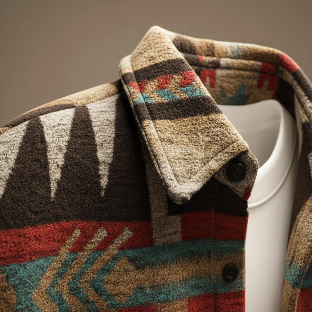 Men's wool blend layering jacket for the season