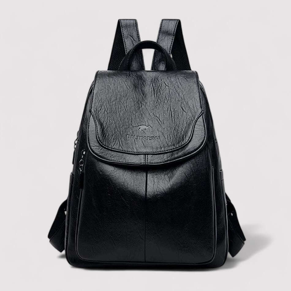 Women's Anti-Theft Leather Backpack