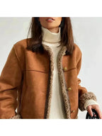 Structured plush lined jacket