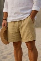 Men's Breathable Linen Blend Shorts