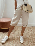 Cotton Linen Shorts