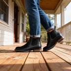 Men's premium leather ankle boots
