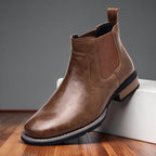 Men's premium leather ankle boots