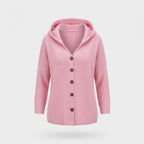 Extreme Soft Knit button Hoodie
