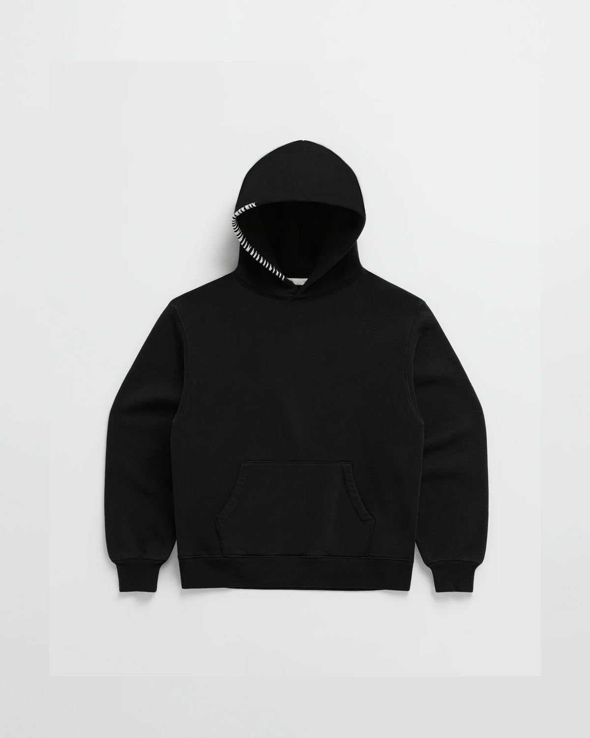 Women's comfy hoodie and sweatpants loungewear set in black