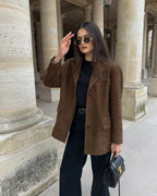 Women's Longline Suedine Blazer