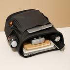 Men's PU Leather Backpack with Laptop Sleeve