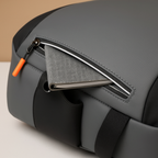 Men's PU Leather Backpack with Laptop Sleeve
