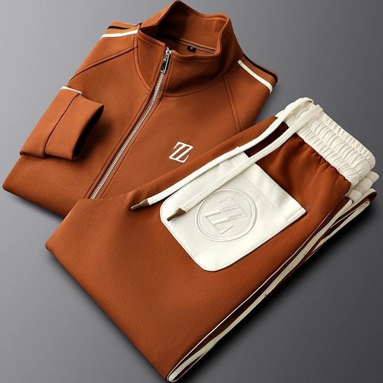 Tapered Tracksuit 2-Piece in Lycra Fabric