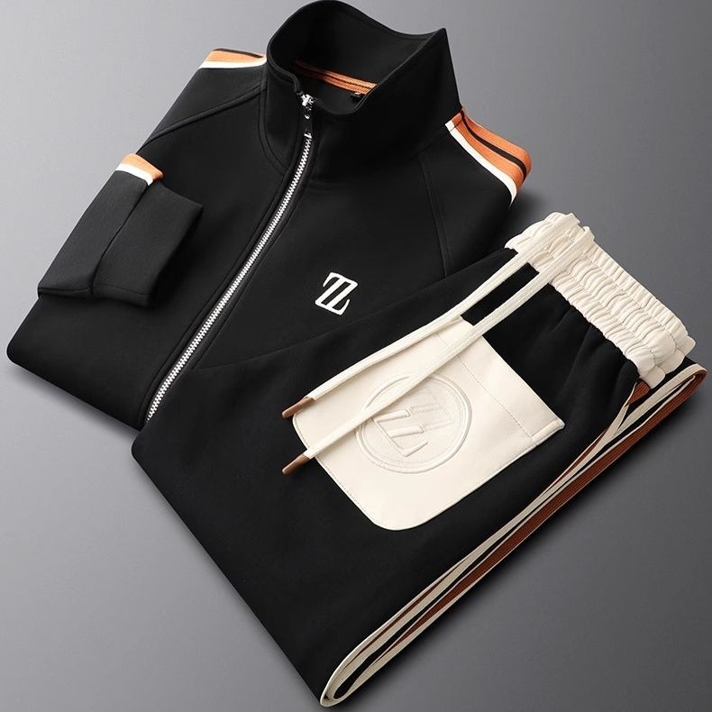 Tapered Tracksuit 2-Piece in Lycra Fabric