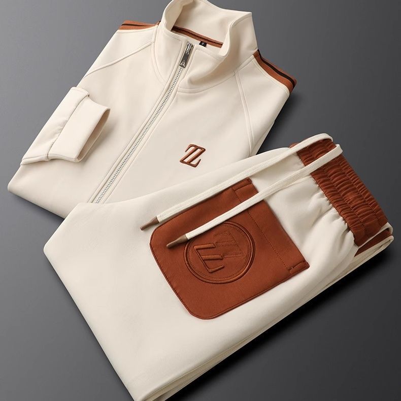 Tapered Tracksuit 2-Piece in Lycra Fabric